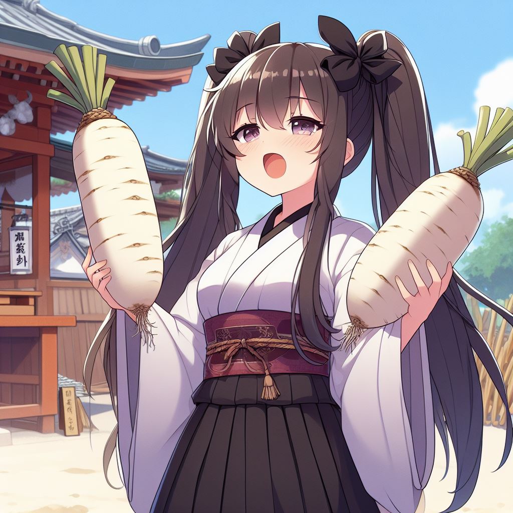 Ssemouy holding daikons.jpg