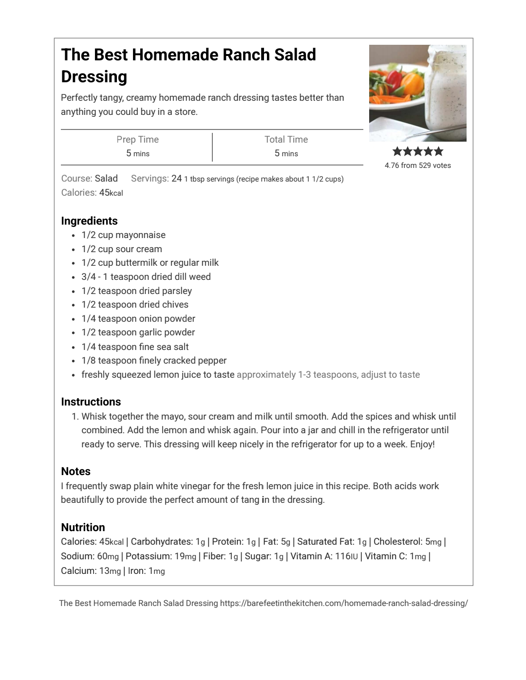 The Best Homemade Ranch Salad Dressing - Barefeet _231008_125921.jpg