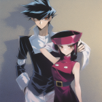 { kaiba seto}, prostitute, 1boy, 1girl, in the style of yugioh s-206062685.png