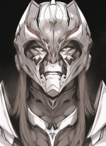 sentient mask merging with face s-4012947266.png