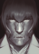 sentient mask merging with face s-1017263878.png